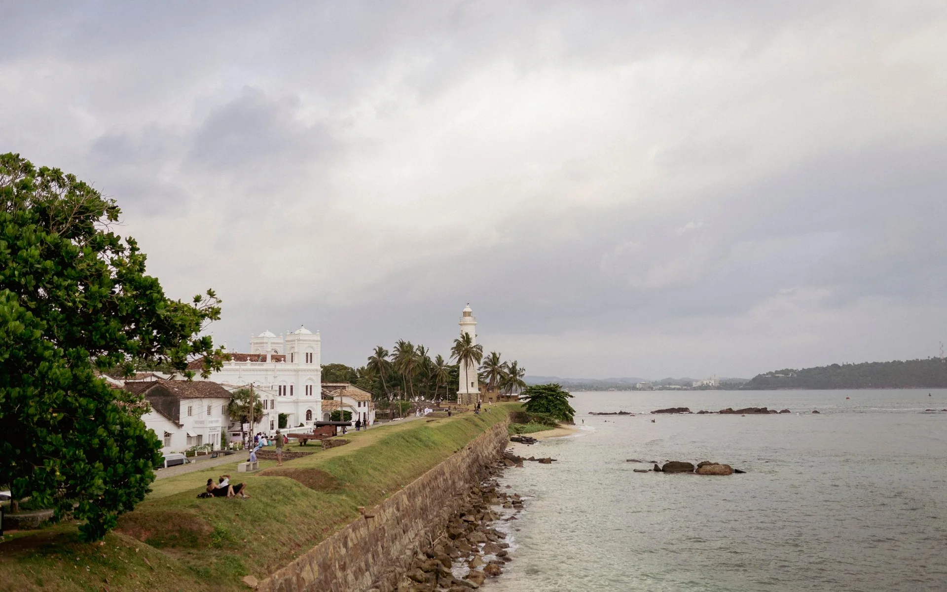 Leuchtturm von Galle am Indischen Ozean