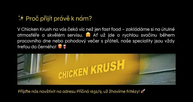 BookNoFees: Restaurant – Chicken Krush – Prague – Chicken Krush, Foto 2