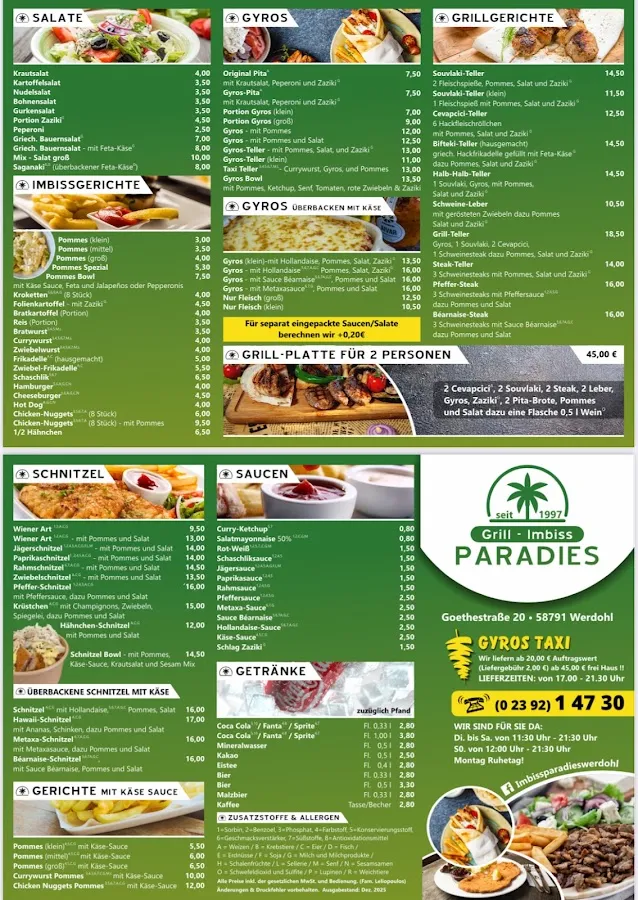 BookNoFees: Restaurant – Imbiss-Paradies – Werdohl – Imbiss-Paradies, Foto 2